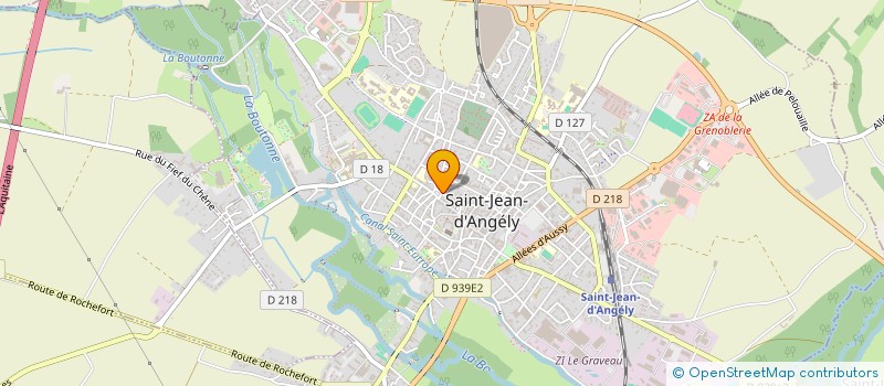 localisation de l'entreprise ABL RESTAURATION  SAINT-JEAN-D'ANGELY