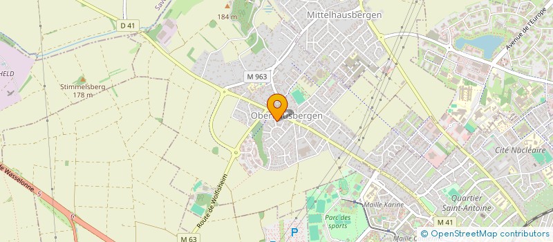 localisation de l'entreprise ABL SOLUTIONS  OBERHAUSBERGEN