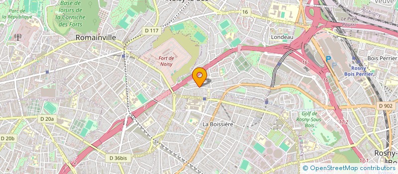 localisation de l'entreprise ABL STUDIO à NOISY-LE-SEC