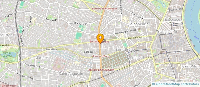 localisation de l'entreprise ABL VENTADOUR  BORDEAUX