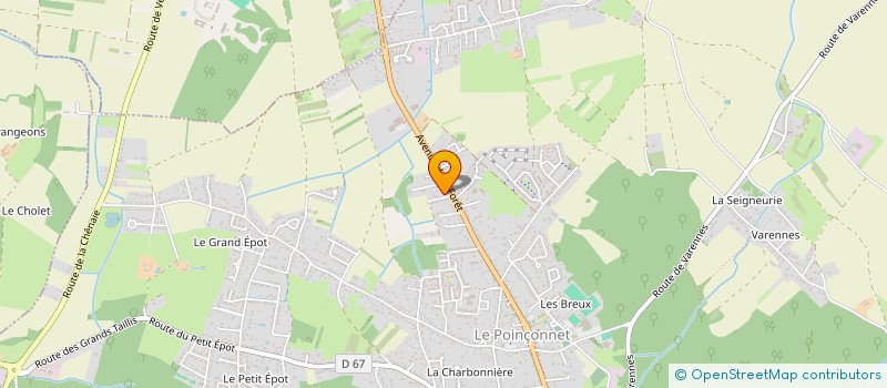 localisation de l'entreprise ABLA à LE POINCONNET