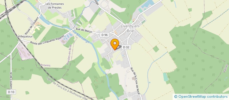 localisation de l'entreprise ABLA à LIVERDY-EN-BRIE