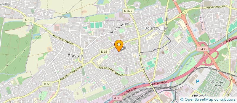 localisation de l'entreprise ABLAK TRANSPORT  MULHOUSE