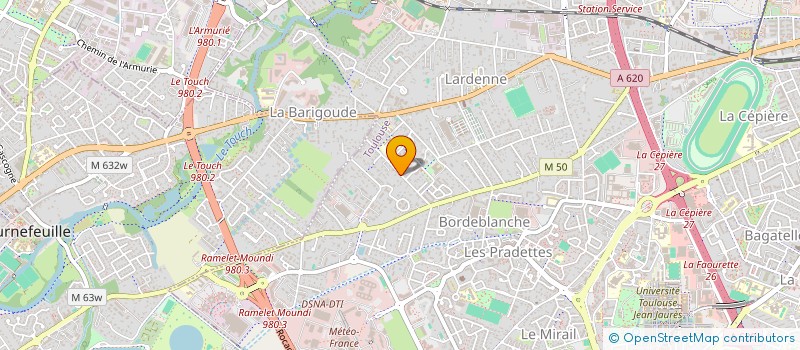 localisation de l'entreprise ABLAR à TOULOUSE