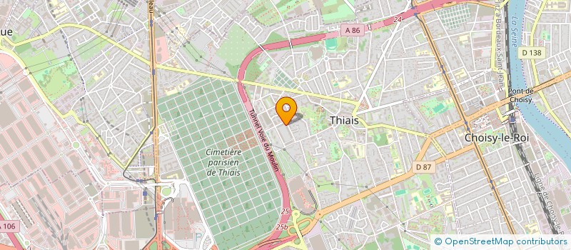 localisation de l'entreprise ABLASH à THIAIS