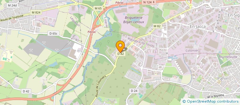 localisation de l'entreprise ABLATECH  PLAISANCE-DU-TOUCH