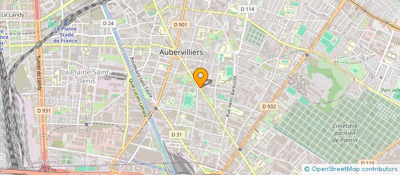 localisation de l'entreprise ABLATTE 3D à AUBERVILLIERS