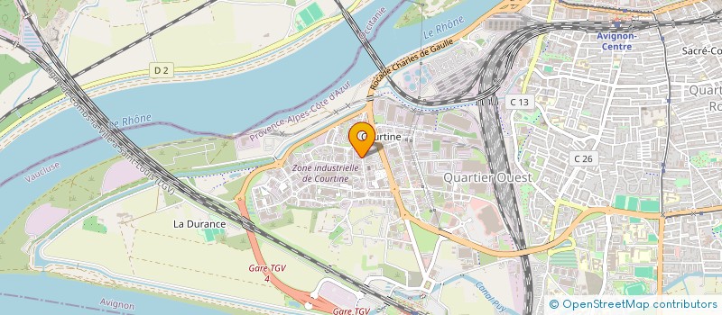 localisation de l'entreprise ABLD  AVIGNON