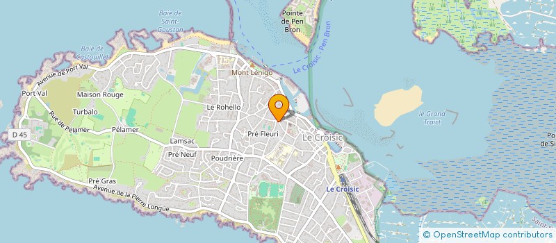 localisation de l'entreprise ABLE  LE CROISIC