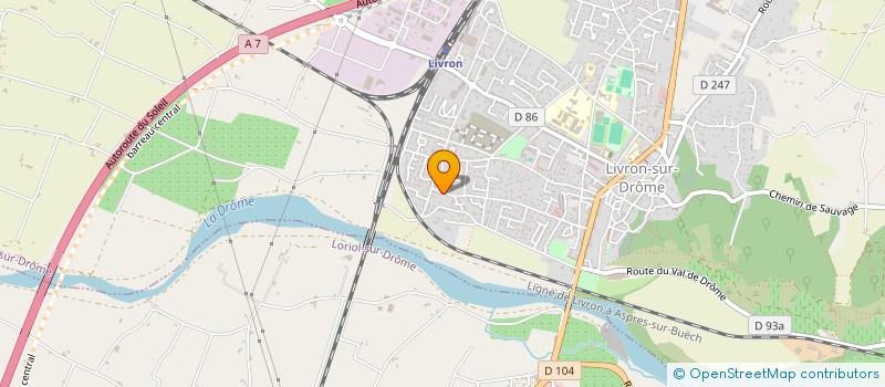 localisation de l'entreprise ABLE FRANCE à LIVRON-SUR-DROME