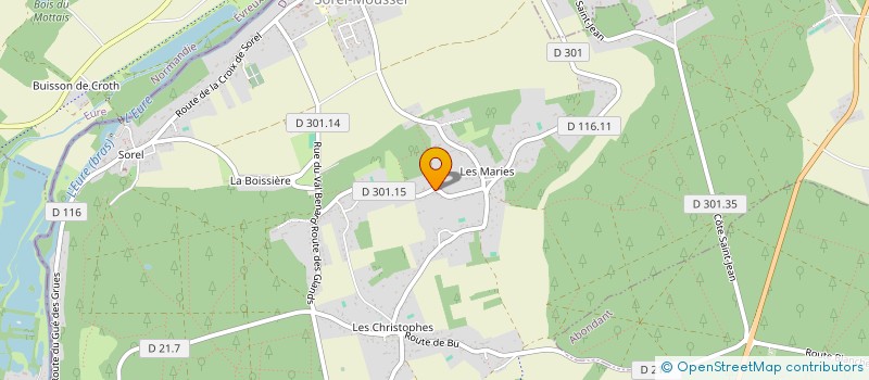localisation de l'entreprise ABLE HOLDING à SOREL-MOUSSEL