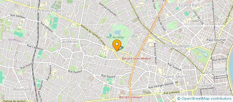 localisation de l'entreprise ABLE PRESTATIONS  BORDEAUX