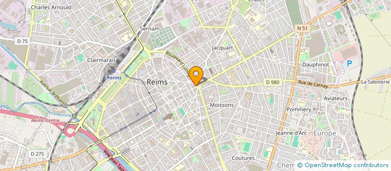 localisation de l'entreprise ABLE REIMS  REIMS