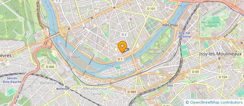 localisation de l'entreprise ABLE TOGETHER : L'INSTITUT DU SAVOIR ETRE ET TRAVAILLER ENSEMBLE à BOULOGNE-BILLANCOURT
