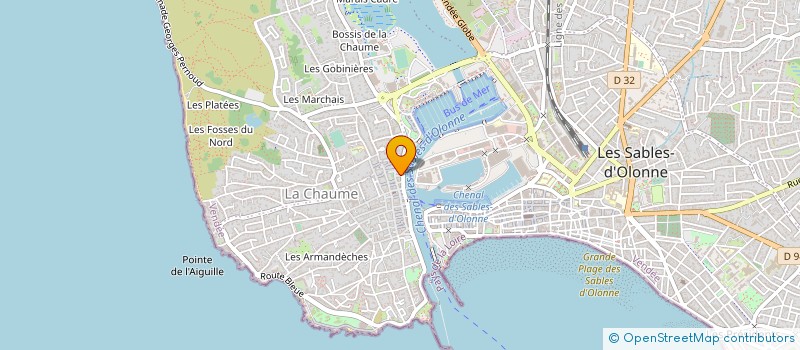 localisation de l'entreprise ABLETTE - ARMEMENT RICHARD à LES SABLES D'OLONNE