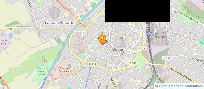 localisation de l'entreprise ABLF à DOUAI