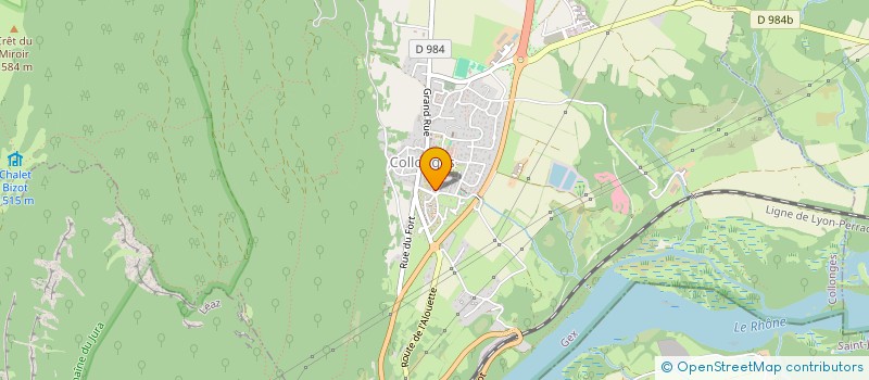 localisation de l'entreprise ABLF  COLLONGES