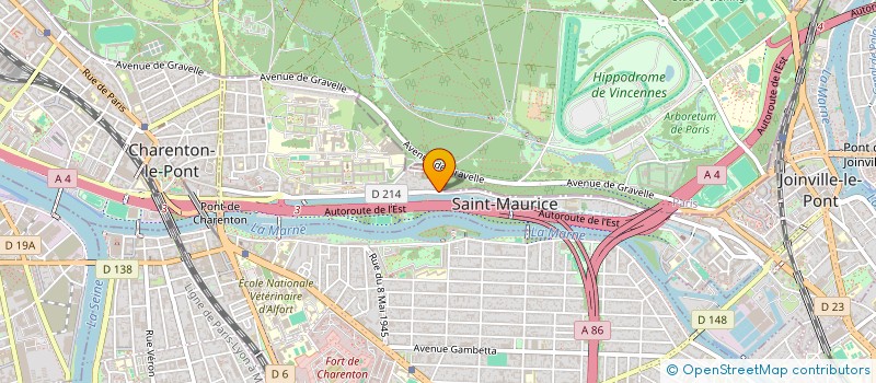 localisation de l'entreprise ABLH CONSEIL à SAINT-MAURICE