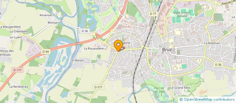 localisation de l'entreprise ABLICO à BRUZ