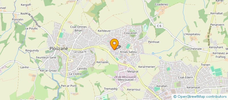 localisation de l'entreprise ABLINE IMMOBILIER  PLOUZANE