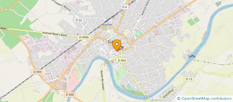 localisation de l'entreprise ABLINK  GAILLAC