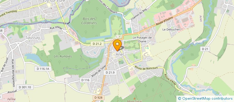 localisation de l'entreprise ABLJ à ANET