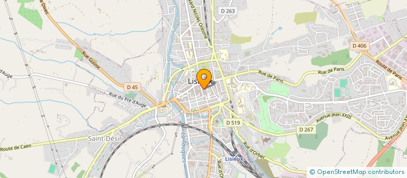 localisation de l'entreprise ABLL à LISIEUX