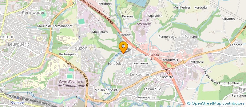 localisation de l'entreprise ABLM  ERGUE-GABERIC