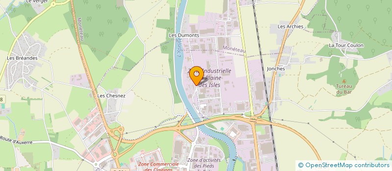 localisation de l'entreprise ABLM à AUXERRE