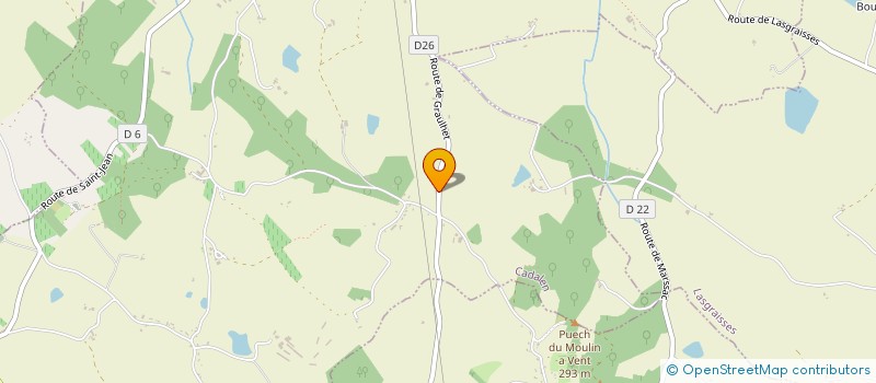 localisation de l'entreprise ABLNOURY RH  CADALEN