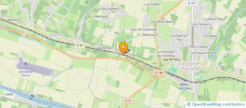 localisation de l'entreprise ABLOC4 à LA CROIX-EN-TOURAINE
