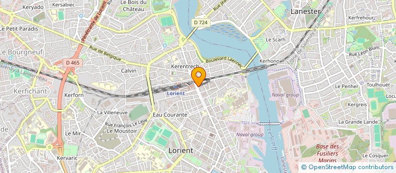 localisation de l'entreprise ABLOCATION à LORIENT