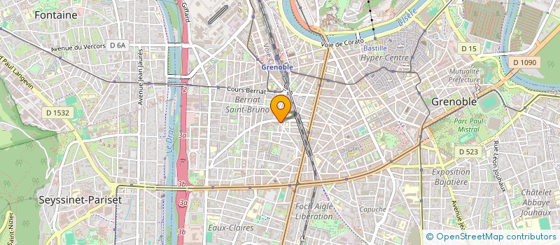 localisation de l'entreprise ABLOK ARCHITECTES  GRENOBLE