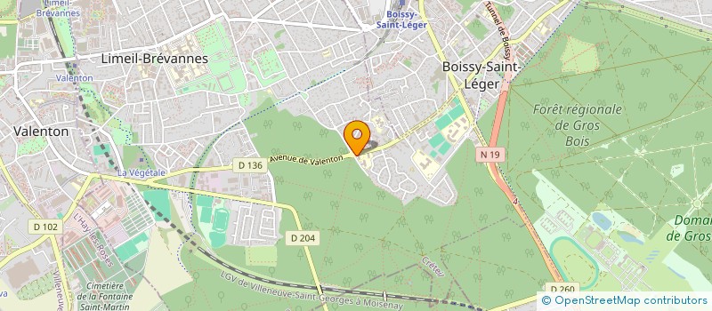 localisation de l'entreprise ABLON AUTOS à LIMEIL-BREVANNES