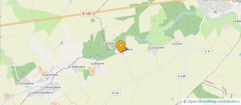 localisation de l'entreprise ABLR  CHALANDRAY