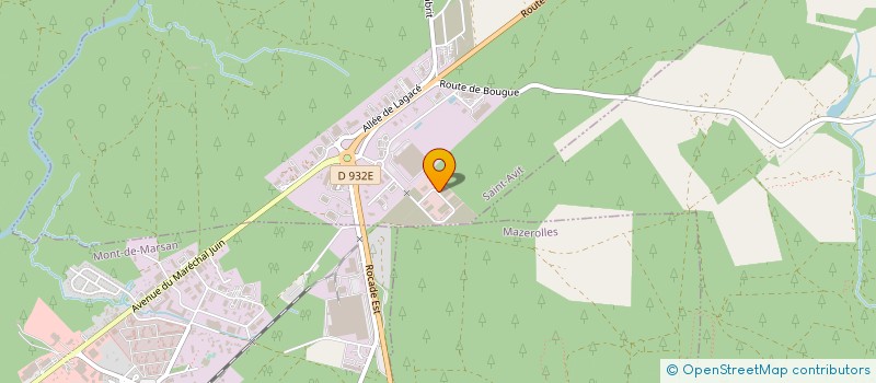 localisation de l'entreprise ABLS  SAINT-AVIT