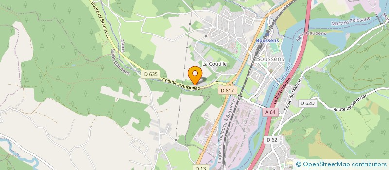 localisation de l'entreprise ABM 31  BOUSSENS