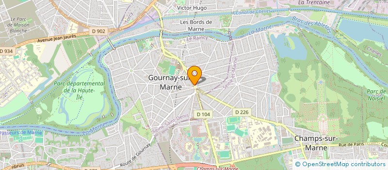localisation de l'entreprise ABM à GOURNAY-SUR-MARNE