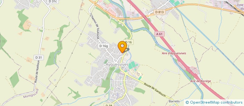 localisation de l'entreprise ABM  AYGUESVIVES