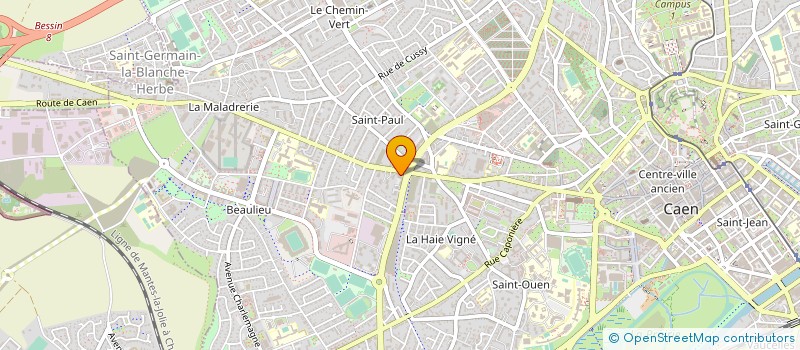 localisation de l'entreprise ABM à CAEN