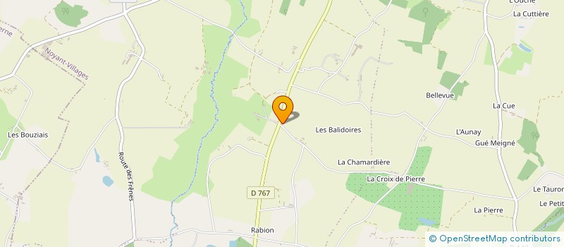 localisation de l'entreprise ABM à NOYANT-VILLAGES