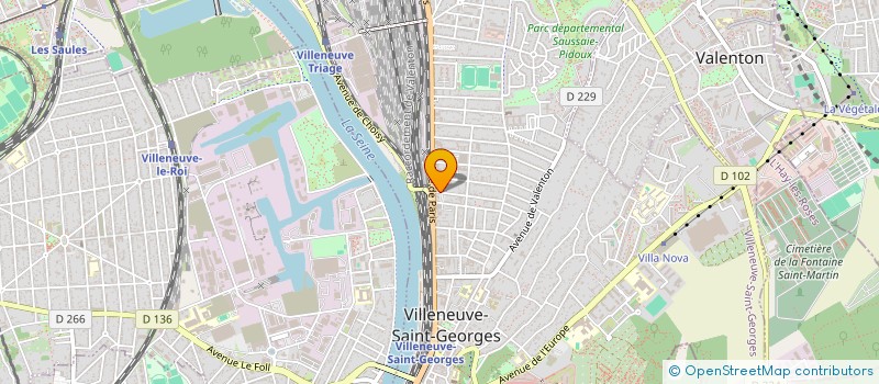 localisation de l'entreprise ABM à VILLENEUVE-SAINT-GEORGES