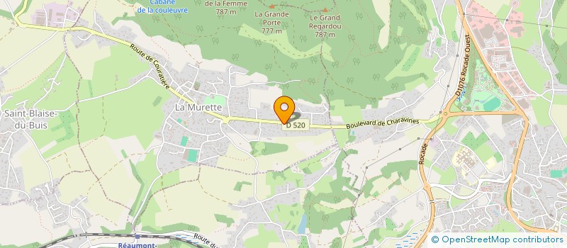 localisation de l'entreprise ABM ANTOINE BOUVIER MENUISERIE  LA MURETTE