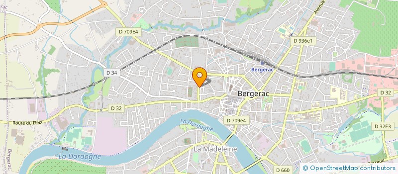 localisation de l'entreprise ABM BOS RENOV à BERGERAC