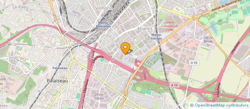 localisation de l'entreprise ABM CAB  MASSY