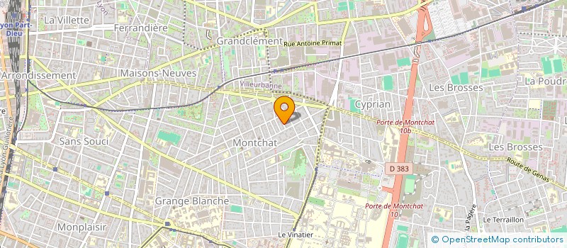 localisation de l'entreprise ABM CONSEIL à LYON