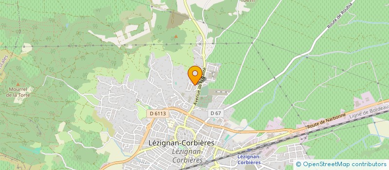 localisation de l'entreprise ABM CONSTRUCTIONS à LEZIGNAN-CORBIERES