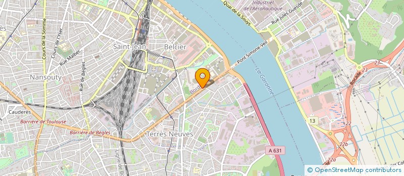 localisation de l'entreprise ABM DISTRIBUTION à BORDEAUX