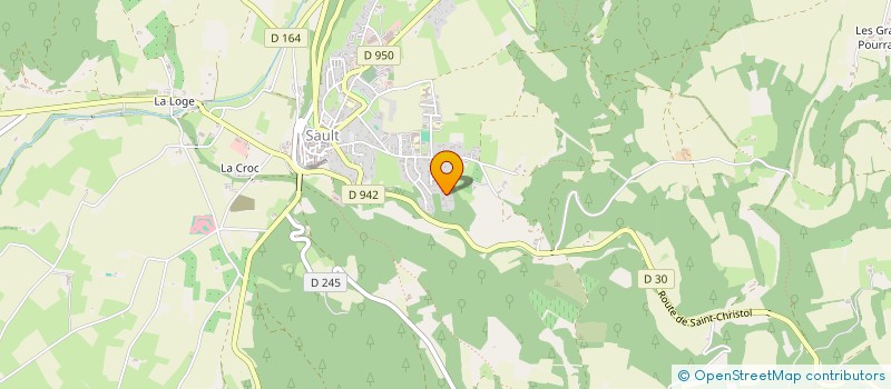 localisation de l'entreprise ABM ENERGIE SOLEIL  SAINT-CHRISTOL