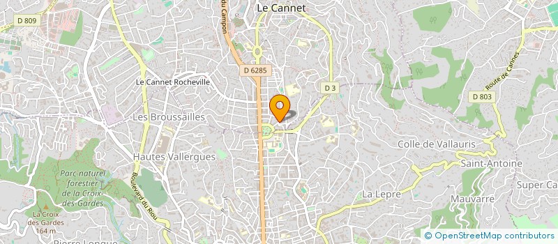 localisation de l'entreprise ABM ETANCHEITE & MACONNERIE à LE CANNET